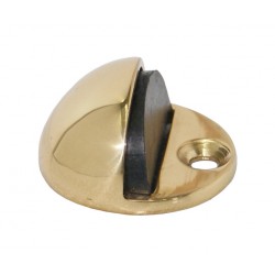 Fermaporta pavimento d. 45 / h 22 mm ottone lucido