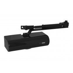 Chiudiporta cisa smart plus 2 aereo 80 kg en 2-3-4 nero