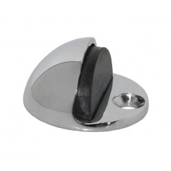 Fermaporta pavimento d. 45 / h 22 mm cromo lucido