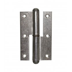 Cerniera pomella bq 100x65 acc. ferro lucido dx