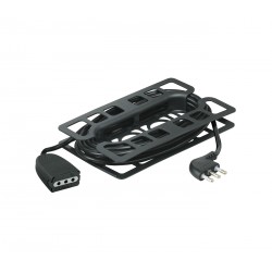 Prolunga 5m spina 2p+t presa 2p+t 10a colore nero