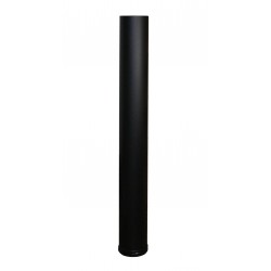 Gamba per tavolo d.80mm h.70cm nero goffrato