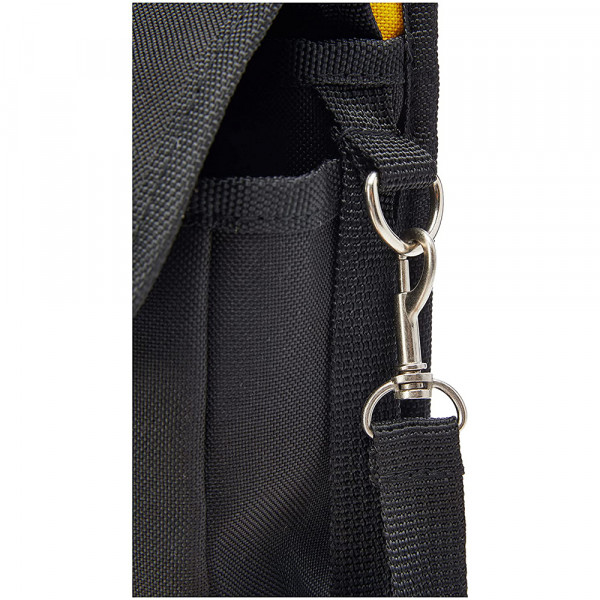 Stanley STST1-80119 Cintura in cuoio per foderi porta utensili & 1-93-329 Fodero porta utensili da cintura Nero/Giallo 