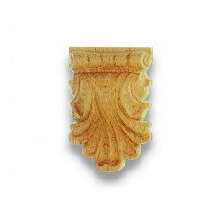 Fregio in legno grezzo 75x110x27cm
