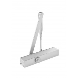 Chiudiporta aereo slim+fermo argento en 2-3-4 ts79