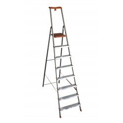 Scala in alluminio 8 gradini domestica facal eurodomus...