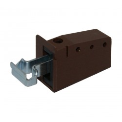 Attaccaglia per pensile in nylon marrone dx