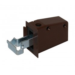 Attaccaglia per pensile in nylon marrone sx