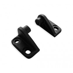 Coppia staffe per montaggio verticale nero (r)