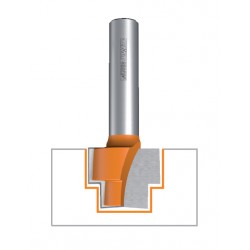 Fresa doppio canale z2 d=12,7-19 s=8 l=15,9/50,8