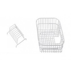 Cestello scolapiatti 34 cm bianco