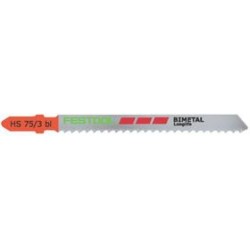 Set lame festool h s75/3 bi seghetti l. 75 mm (5 pezzi