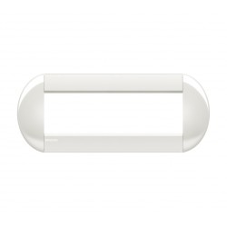 Ll - placca 7p 216x68 mm colore bianco