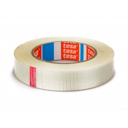 Nastro fibra vetro imball. 50 mt x 25 mm traspar.