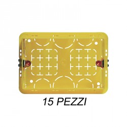 15 scatole incasso derivazione 503e bticino 3 moduli...
