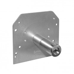 Cilindro a pompa 80 / d.30 mm c/piastra nichelato