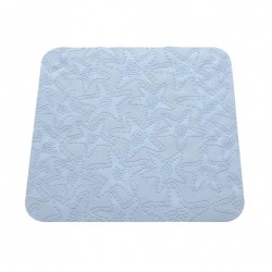 Tappeto antiscivolo in gomma stella 54 x 54 cm azz