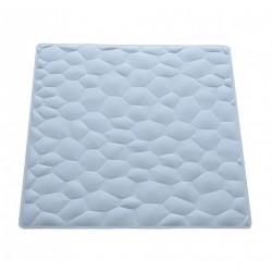Tappeto antisc in gomma diamanti 54 x 54cm azzurro