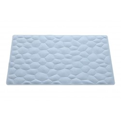 Tappeto antisc in gomma diamanti 40x70 cm azzurro