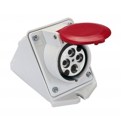 Presa industr. incl. parete iec309 3p+t 380-415 v