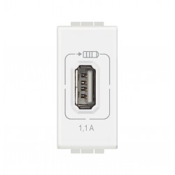 Ll - caricatore usb colore bianco