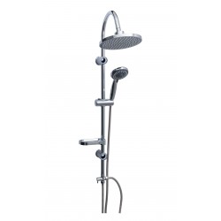 Saliscendi colonna doccia d. 20 cm con doccetta 5...
