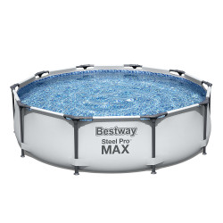 Piscina fuori terra rotonda Bestway 56406 Steel Pro...