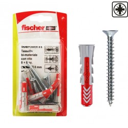 Duopower sk tassello d. 8x40 c/vite tsp pz (8 pz)