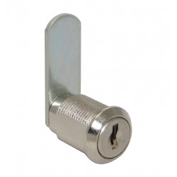 Serratura cilindro per mobile d. 16x15 mm nichel