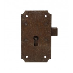 Serratura redosso e.25 / 50x90 mm ferro vecchio