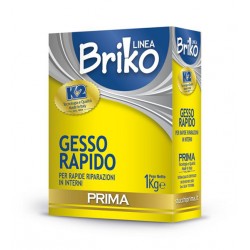 Briko k2 - gesso 1 kg murario interni bianco