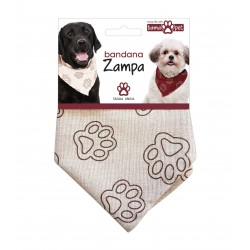 Bandana zampa 60x60 cm. colori assortiti