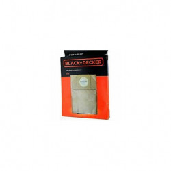 Sacco filtro in carta 20 litri 5 pezzi Black+Decker