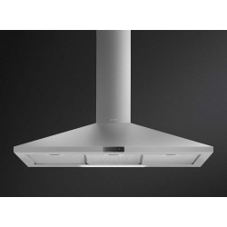 Cappa a parete cl. d 588 m3 90 cm inox satinato