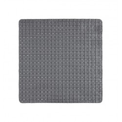 Tappeto antiscivolo in pvc 54x54 cm mosaico grigio