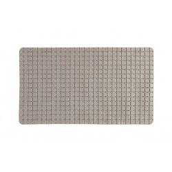 Tappeto antiscivolo in pvc 54x54cm mosaico tortora