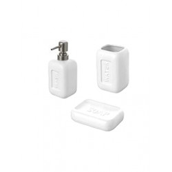 Set accessori per bagno Bingo 3 pezzi  in ceramica...