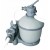 Piscina fuori terra rettangolare Bestway 56475 Power Steel 732x366x132 cm