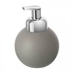 Dispenser sapone linea Oslo in ceramica grigio