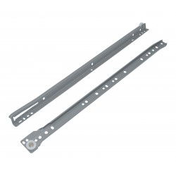 Guida cassetto montaggio a viti 400 mm grigio