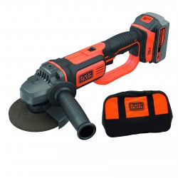 Smerigliatrice angolare a batteria 18 v 4,0 ah - 125...