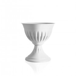 Vaso calice Bama Alba diametro 25 cm colore bianco