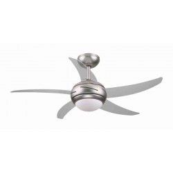 Ventilatore da soffitto con luce 5 pale Everest 107 cm...