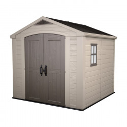 Casetta da giardino Keter Factor 8X6 in polipropilene...