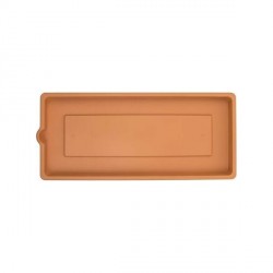 Sottovaso fioriera effetto legno 100 cm cotto chiaro...