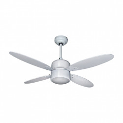 Ventilatore da soffitto con luce 4 pale Diran 105 cm...