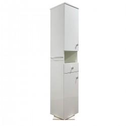 Colonna bagno girevole con specchio 2 ante 1 cassetto...