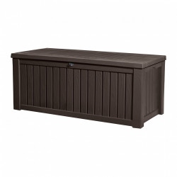 Baule da giardino keter rockwood in resina 550 lt...