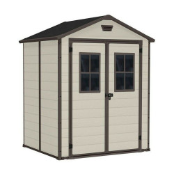 Casetta da giardino Keter Manor 6x5 in resina con...