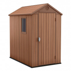 Casetta da giardino Darwin 4X6 in resina con finestre...